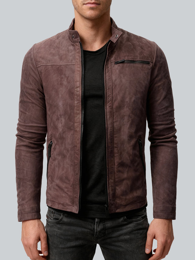 CRONE EPIC Lederjacke Herren in Togo, Nubukleder