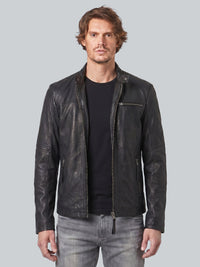 Schwarz / Silber Zipper