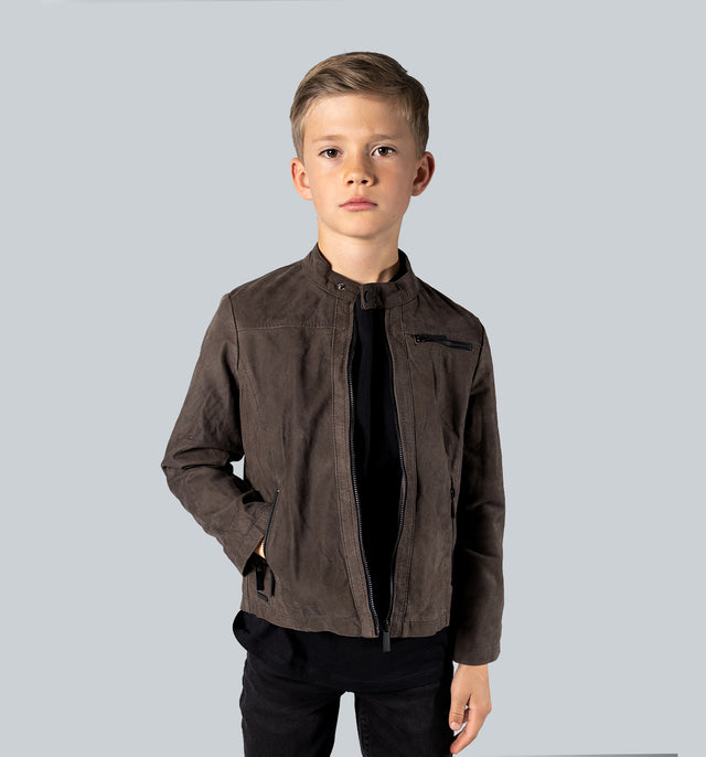 CRONE MINI EPIC Kinder-Lederjacke – Togo, Vorderansicht