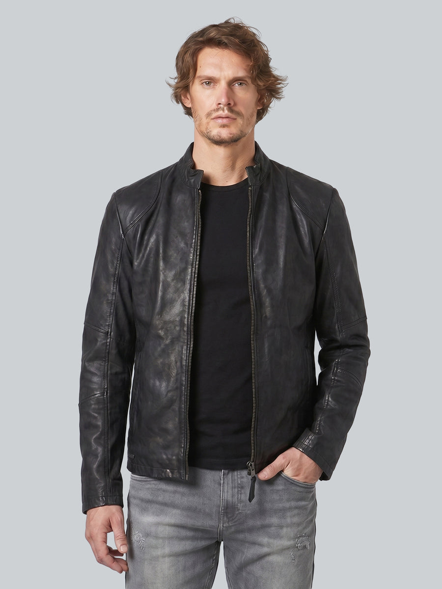 CRONE IVAR Lederjacke